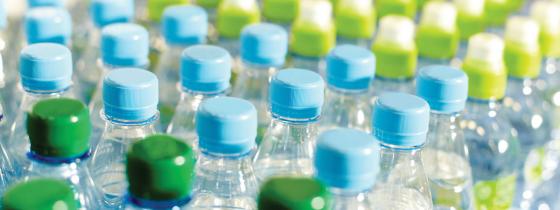 clear bottles in warehouse - NSF Product & Package Testing